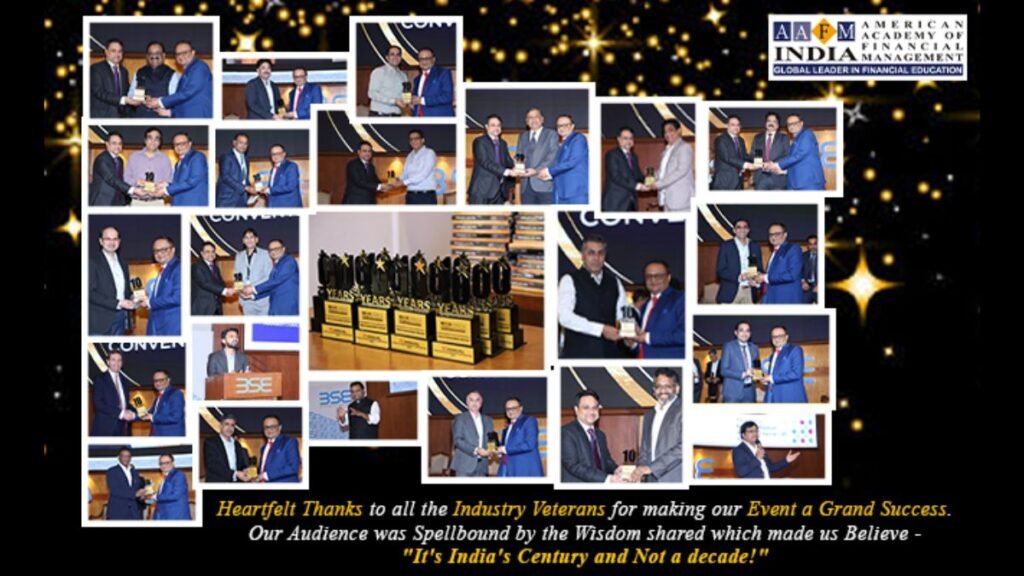 AAFM® India recently organized the 10th Annual Wealth Management Convention, 2022, at Bombay Stock Exchange, Mumbai