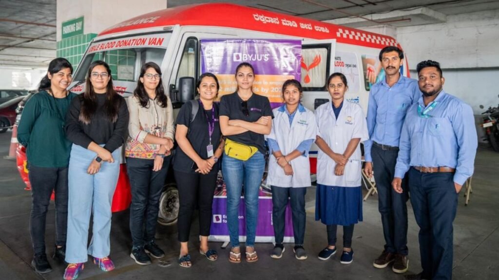 BYJU’S Organised Blood Donation Camp on Red Cross Day and World Thalassemia Day